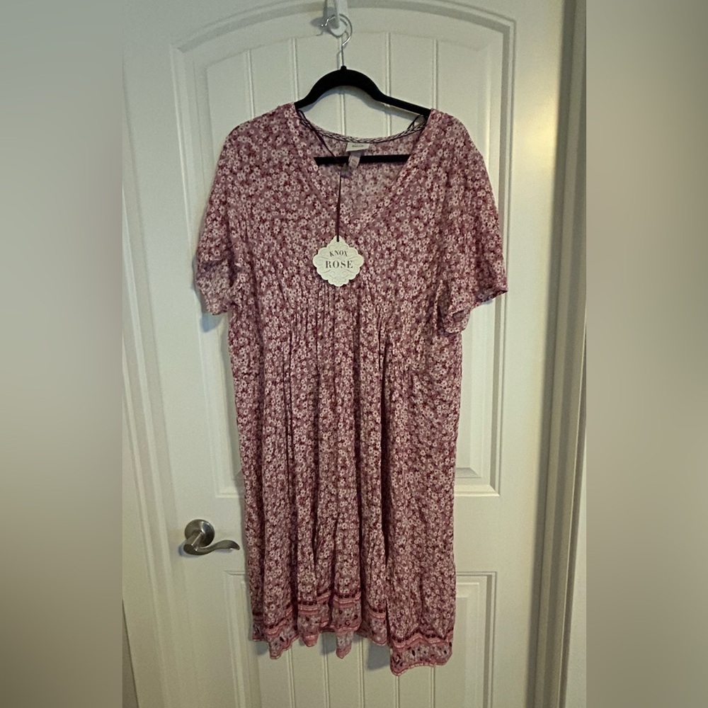 Knox Rose floral dress, XXL